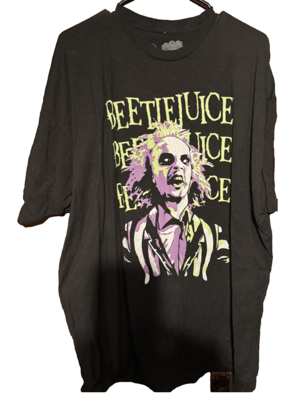Beetlejuice Short Sleeve T-Shirt Men 3XL Black